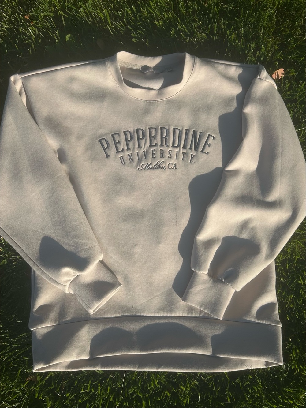 League Cream Pepperdine University Crewneck Sweatshirt